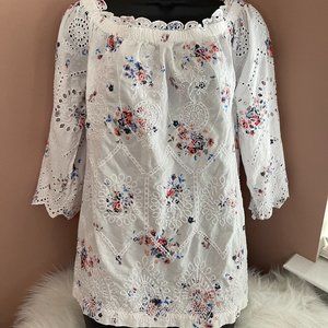 Loft floral blouse, size XL